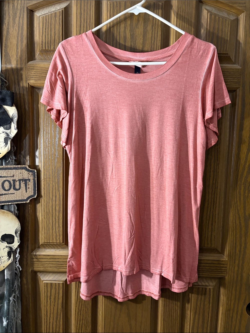 Universal Thread Smokey Pink Short Sleeve Scoop Neck Tee